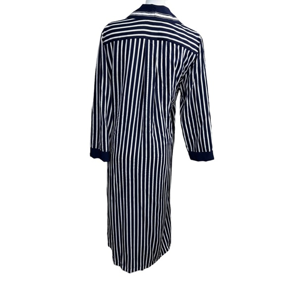 Vintage 80’s VS Victoria’s Secrets Striped Long Robe P/S - Picture 3 of 5